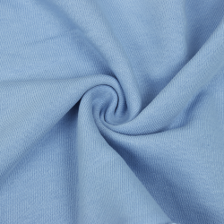 Ткань Футер 3-х нитка, Петля, цвет Светло-Голубой (на отрез)  в Кубинке