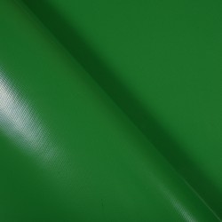 Ткань ПВХ 450 гр/м2, Зелёный (Ширина 160см), на отрез  в Кубинке