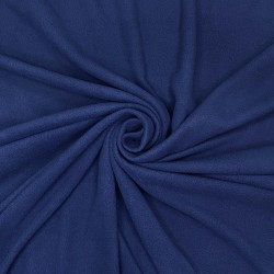 Флис Односторонний 130 гр/м2, цвет Темно-синий (на отрез)  в Кубинке