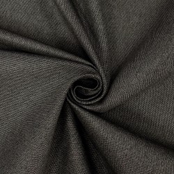 Ткань Рогожка (мебельная), цвет Тёмно-Серый (на отрез)  в Кубинке