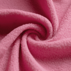 Флис Односторонний 130 гр/м2, цвет Розовый (на отрез)  в Кубинке