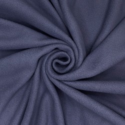 Ткань Флис Односторонний 130 гр/м2, цвет Темно-серый (на отрез)  в Кубинке