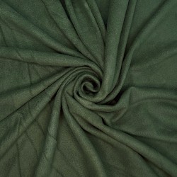 Ткань Флис Односторонний 130 гр/м2, цвет Темный хаки (на отрез)  в Кубинке