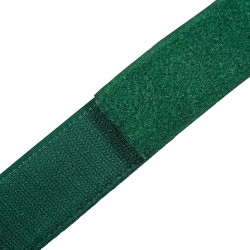 Контактная лента 40мм (38мм) цвет Зелёный (велькро-липучка, на отрез)  в Кубинке