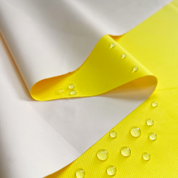 Водонепроницаемая Дышащая Мембранная ткань PU 10'000, цвет Жёлтый (на отрез)  в Кубинке