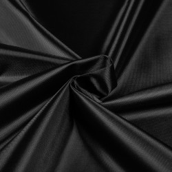 *Ткань Оксфорд 210D PU, цвет Черный (на отрез)  в Кубинке