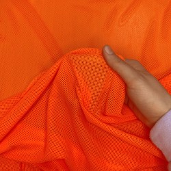 Трикотажная Сетка 75 г/м2, цвет Оранжевый (на отрез)  в Кубинке
