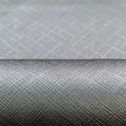 Ткань Блэкаут для штор светозатемняющая 100% &quot;Орнамент Серый&quot; (на отрез)  в Кубинке